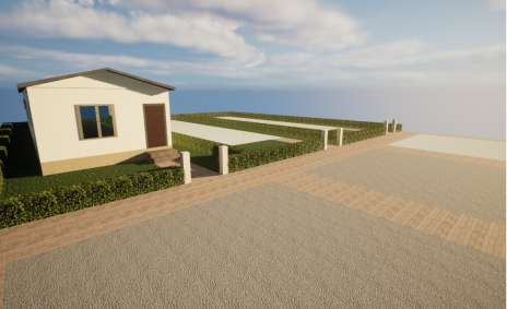 3D house render